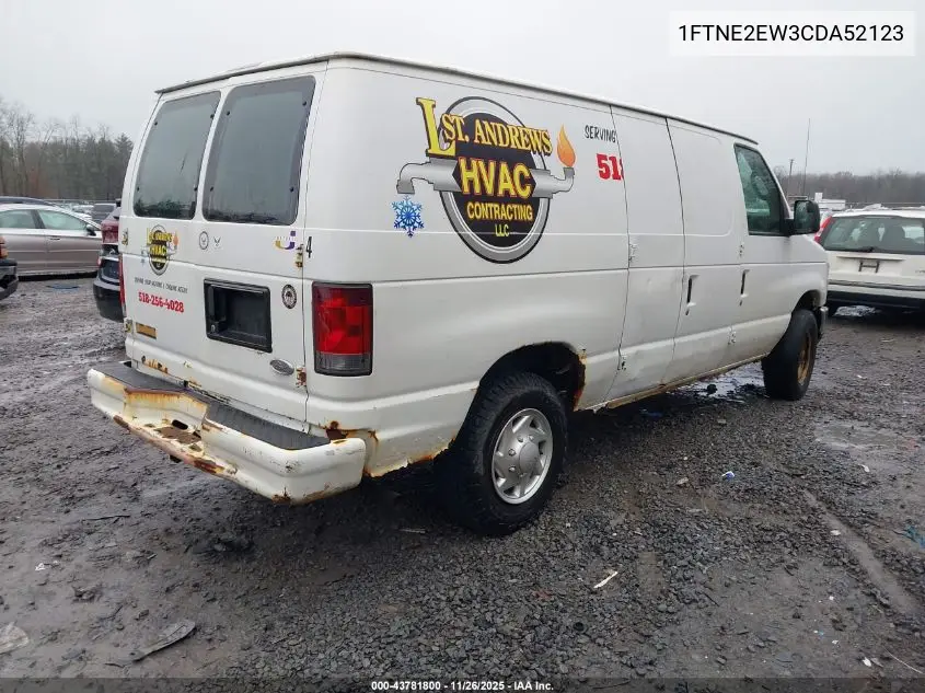 1FTNE2EW3CDA52123 2012 Ford E-250 Commercial