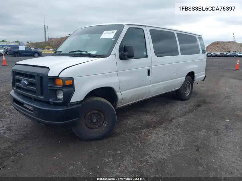 2012 Ford E-350 Super Duty Xlt VIN: 1FBSS3BL6CDA76397 Lot: 45554839