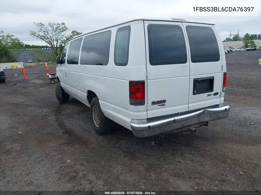 2012 Ford E-350 Super Duty Xlt VIN: 1FBSS3BL6CDA76397 Lot: 45554839
