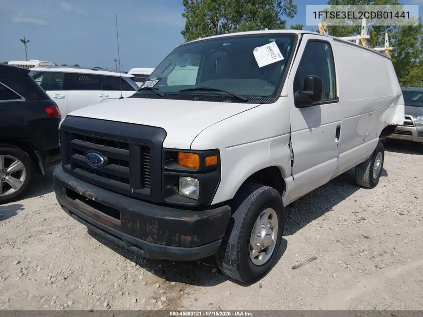 2012 Ford E-350 Super Duty Commercial/Recreational VIN: 1FTSE3EL2CDB01441 Lot: 45593121