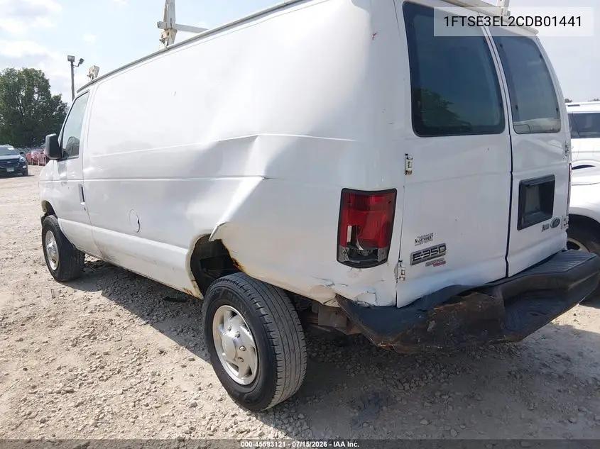 2012 Ford E-350 Super Duty Commercial/Recreational VIN: 1FTSE3EL2CDB01441 Lot: 45593121