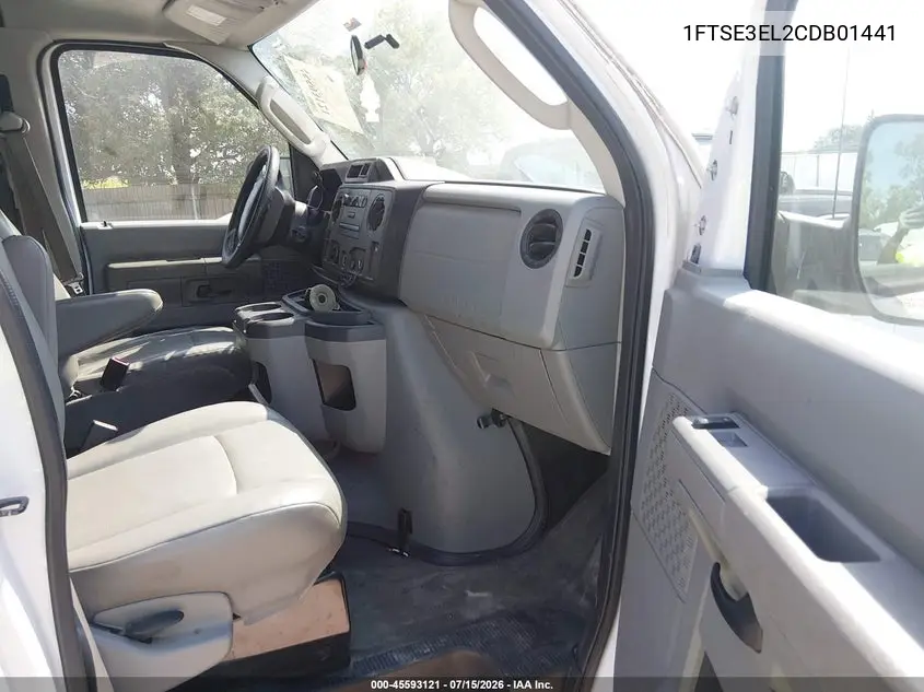 2012 Ford E-350 Super Duty Commercial/Recreational VIN: 1FTSE3EL2CDB01441 Lot: 45593121