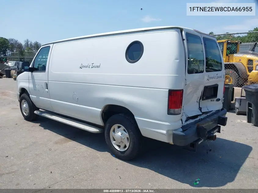 2012 Ford E-250 Commercial VIN: 1FTNE2EW8CDA66955 Lot: 45599913
