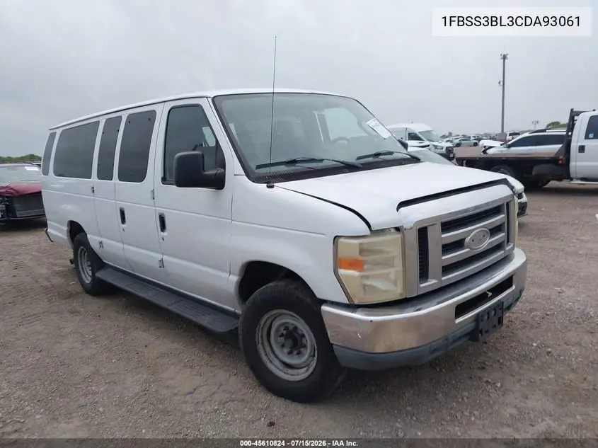 2012 Ford E-350 Super Duty Xlt VIN: 1FBSS3BL3CDA93061 Lot: 45610824