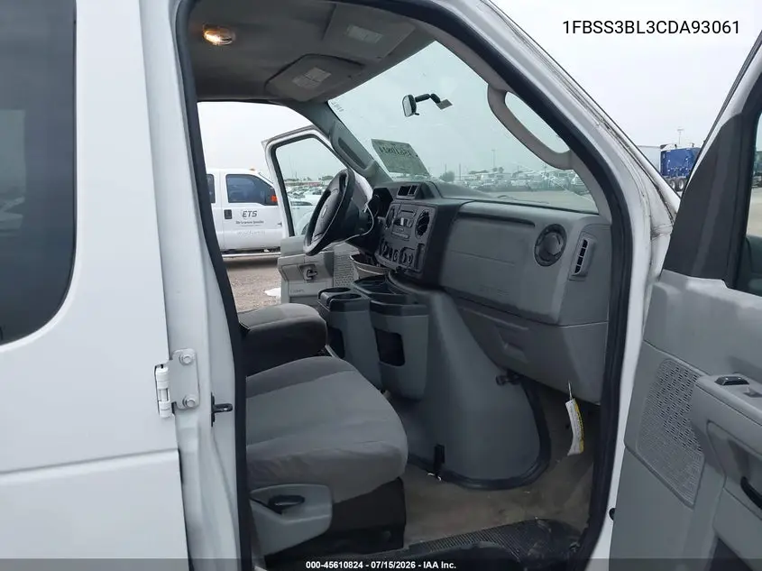 2012 Ford E-350 Super Duty Xlt VIN: 1FBSS3BL3CDA93061 Lot: 45610824