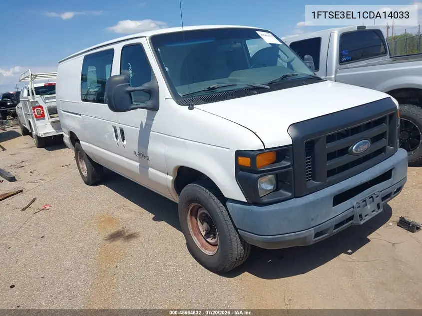 2012 Ford E-350 Super Duty Commercial VIN: 1FTSE3EL1CDA14033 Lot: 45664632