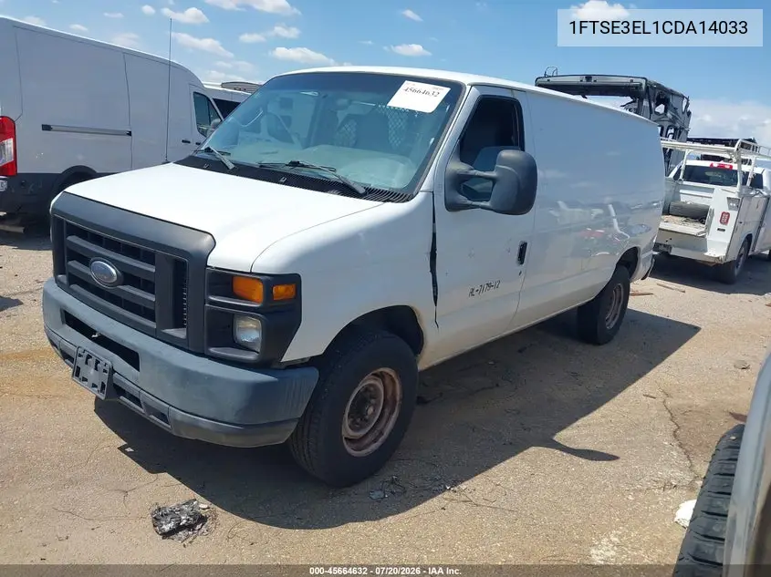 2012 Ford E-350 Super Duty Commercial VIN: 1FTSE3EL1CDA14033 Lot: 45664632