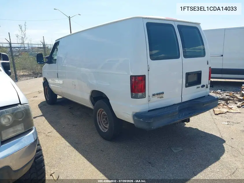 2012 Ford E-350 Super Duty Commercial VIN: 1FTSE3EL1CDA14033 Lot: 45664632