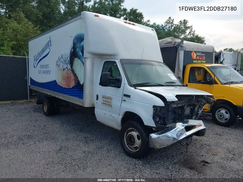 2013 Ford E-350 Cutaway VIN: 1FDWE3FL2DDB27180 Lot: 45607108
