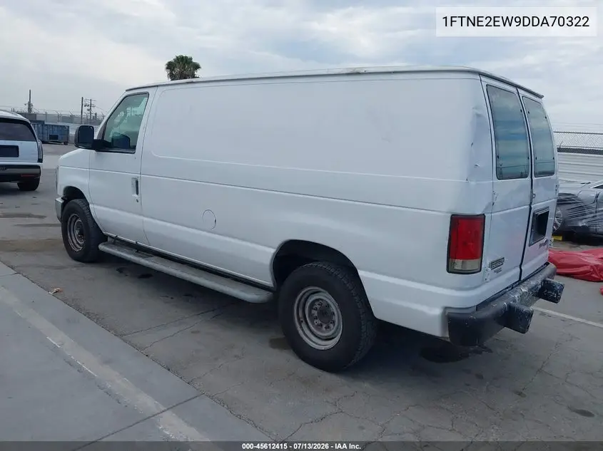 2013 Ford E-250 Commercial VIN: 1FTNE2EW9DDA70322 Lot: 45612415