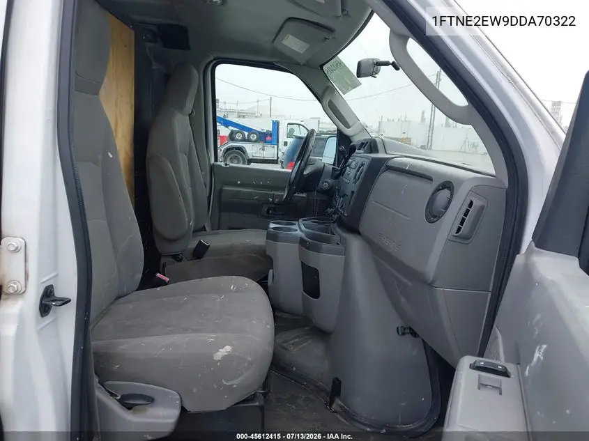 2013 Ford E-250 Commercial VIN: 1FTNE2EW9DDA70322 Lot: 45612415
