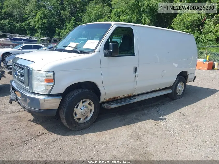 2013 Ford E-250 Commercial VIN: 1FTNE2EW4DDA26230 Lot: 45614905