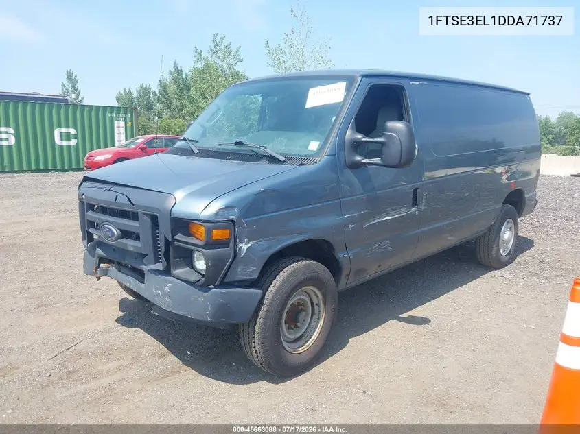 2013 Ford E-350 Super Duty Commercial VIN: 1FTSE3EL1DDA71737 Lot: 45663088
