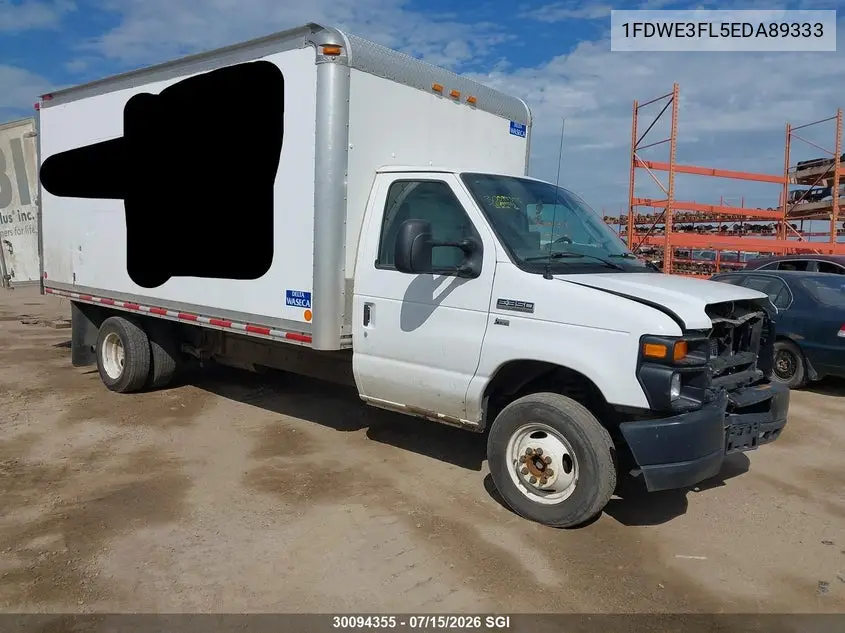 2014 Ford Econoline E350 Super Duty Ctway Van VIN: 1FDWE3FL5EDA89333 Lot: 30094355
