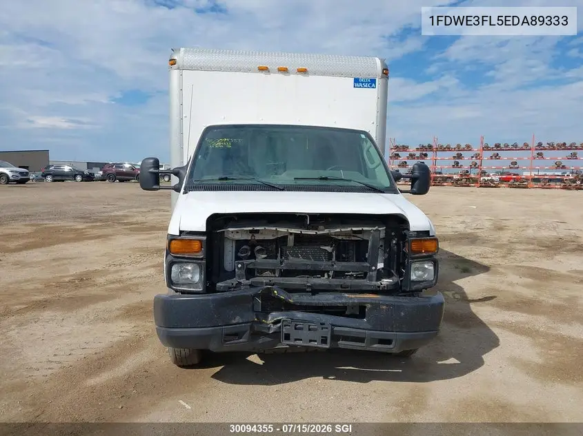 2014 Ford Econoline E350 Super Duty Ctway Van VIN: 1FDWE3FL5EDA89333 Lot: 30094355