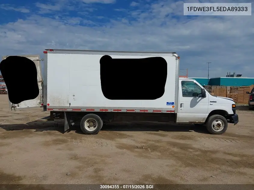 2014 Ford Econoline E350 Super Duty Ctway Van VIN: 1FDWE3FL5EDA89333 Lot: 30094355