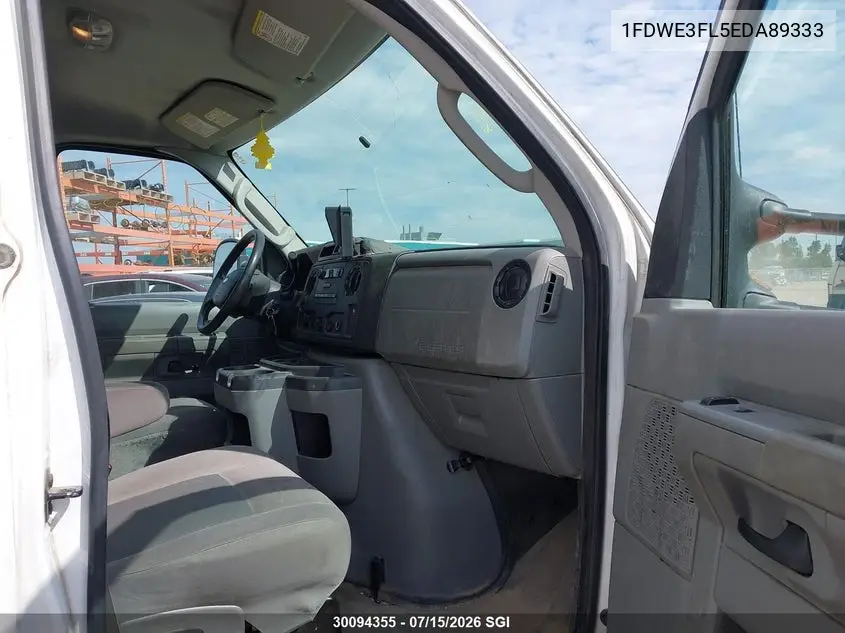 2014 Ford Econoline E350 Super Duty Ctway Van VIN: 1FDWE3FL5EDA89333 Lot: 30094355