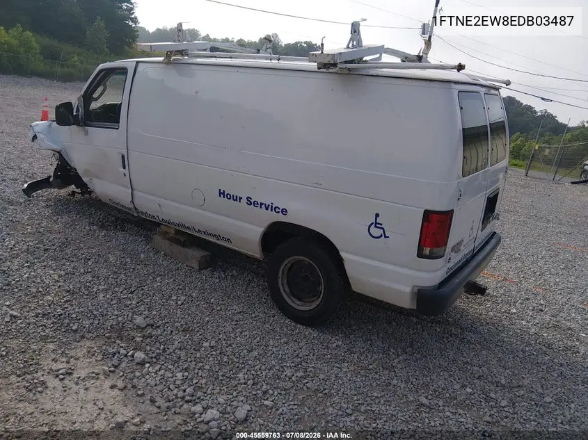 2014 Ford E-250 Commercial/Recreational VIN: 1FTNE2EW8EDB03487 Lot: 45559763