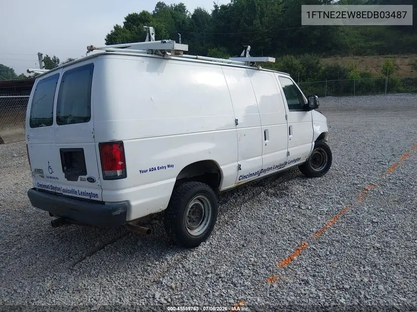 2014 Ford E-250 Commercial/Recreational VIN: 1FTNE2EW8EDB03487 Lot: 45559763