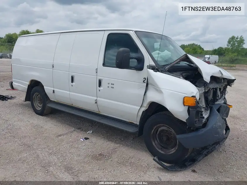 2014 Ford E-250 Commercial VIN: 1FTNS2EW3EDA48763 Lot: 45585641