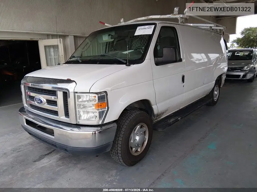 2014 Ford E-250 Commercial VIN: 1FTNE2EWXEDB01322 Lot: 45606509