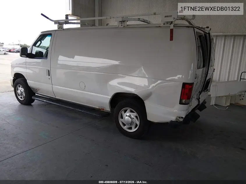 2014 Ford E-250 Commercial VIN: 1FTNE2EWXEDB01322 Lot: 45606509