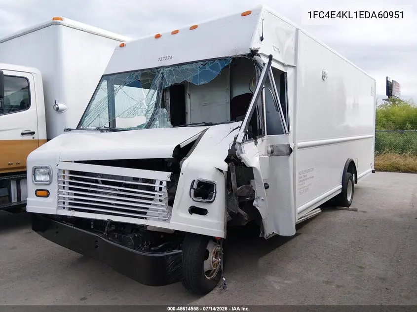 2014 Ford E-450 Stripped VIN: 1FC4E4KL1EDA60951 Lot: 45614558