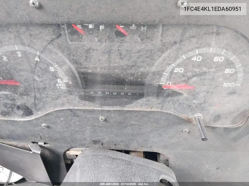 2014 Ford E-450 Stripped VIN: 1FC4E4KL1EDA60951 Lot: 45614558