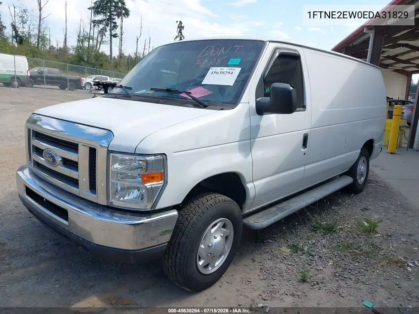 2014 Ford E-250 Commercial VIN: 1FTNE2EW0EDA31829 Lot: 45630294