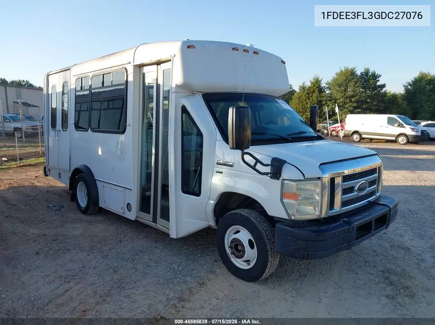 2016 Ford E-350 Cutaway VIN: 1FDEE3FL3GDC27076 Lot: 45595839