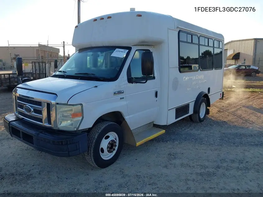 2016 Ford E-350 Cutaway VIN: 1FDEE3FL3GDC27076 Lot: 45595839