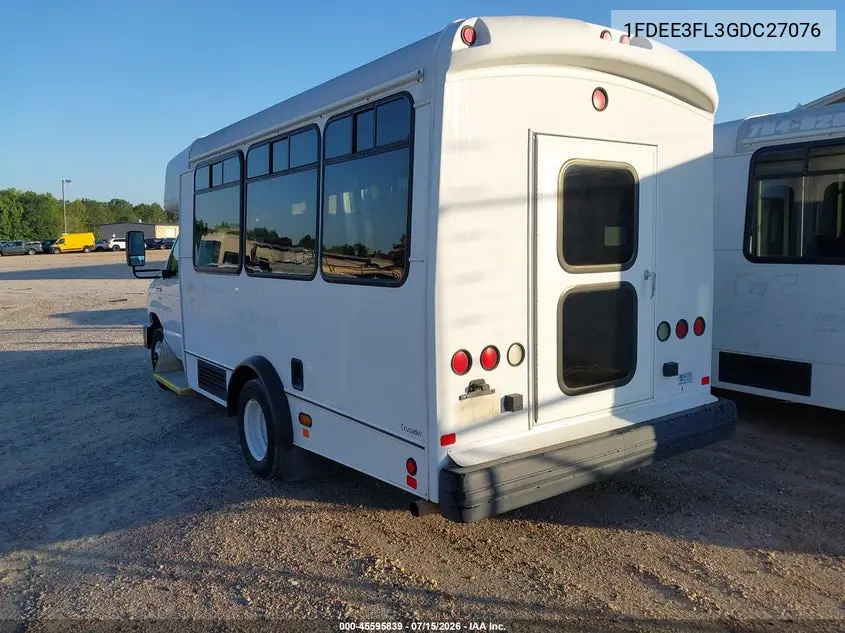 2016 Ford E-350 Cutaway VIN: 1FDEE3FL3GDC27076 Lot: 45595839