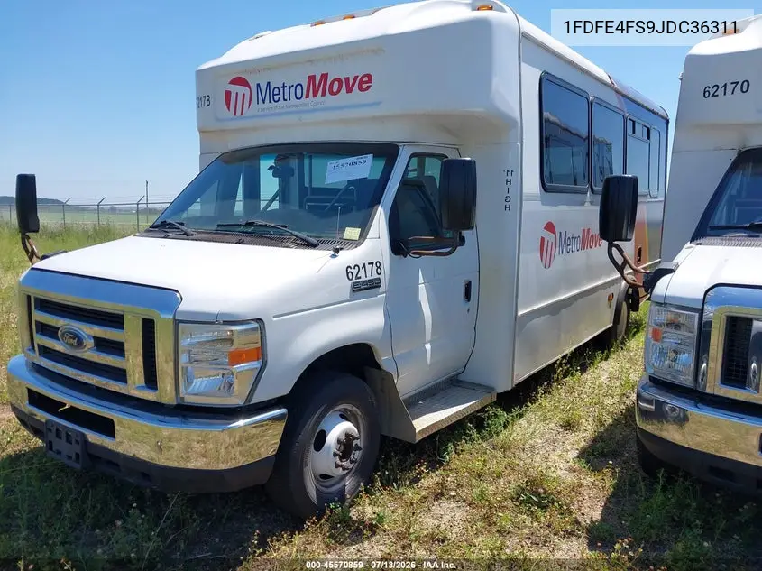 2018 Ford E-450 Cutaway VIN: 1FDFE4FS9JDC36311 Lot: 45570859