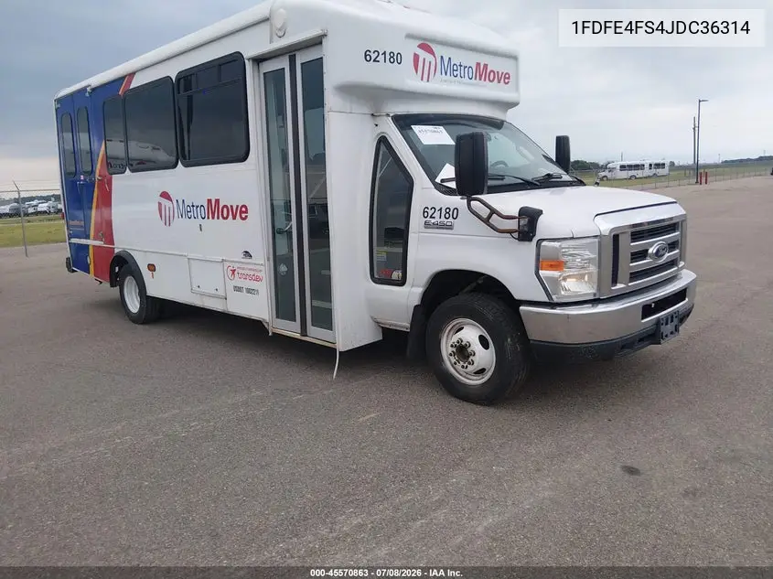 2018 Ford E-450 Cutaway VIN: 1FDFE4FS4JDC36314 Lot: 45570863