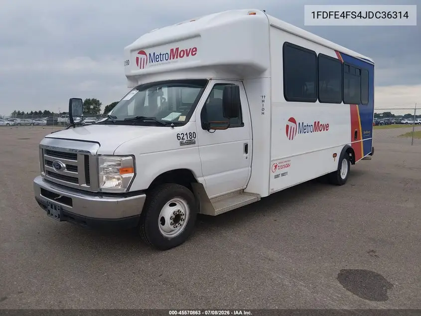 2018 Ford E-450 Cutaway VIN: 1FDFE4FS4JDC36314 Lot: 45570863