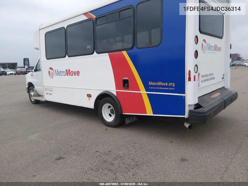 2018 Ford E-450 Cutaway VIN: 1FDFE4FS4JDC36314 Lot: 45570863