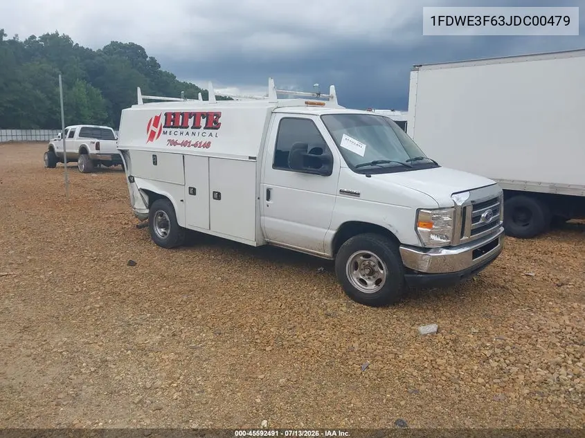 2018 Ford E-350 Cutaway VIN: 1FDWE3F63JDC00479 Lot: 45592491