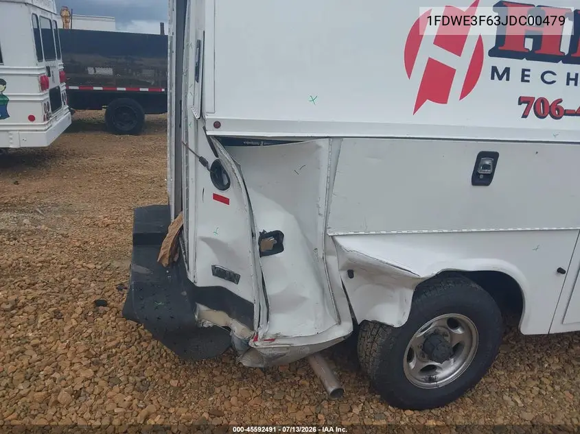 2018 Ford E-350 Cutaway VIN: 1FDWE3F63JDC00479 Lot: 45592491