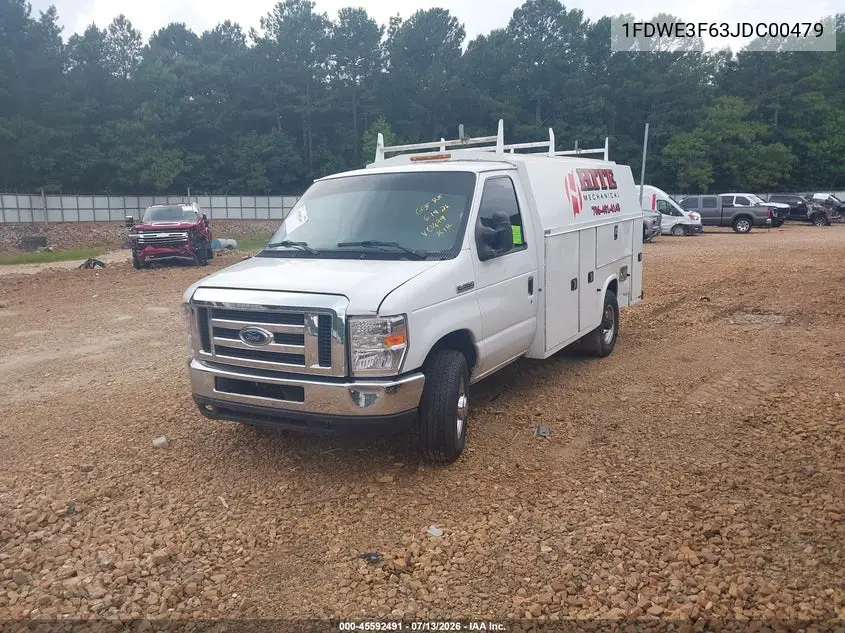 2018 Ford E-350 Cutaway VIN: 1FDWE3F63JDC00479 Lot: 45592491