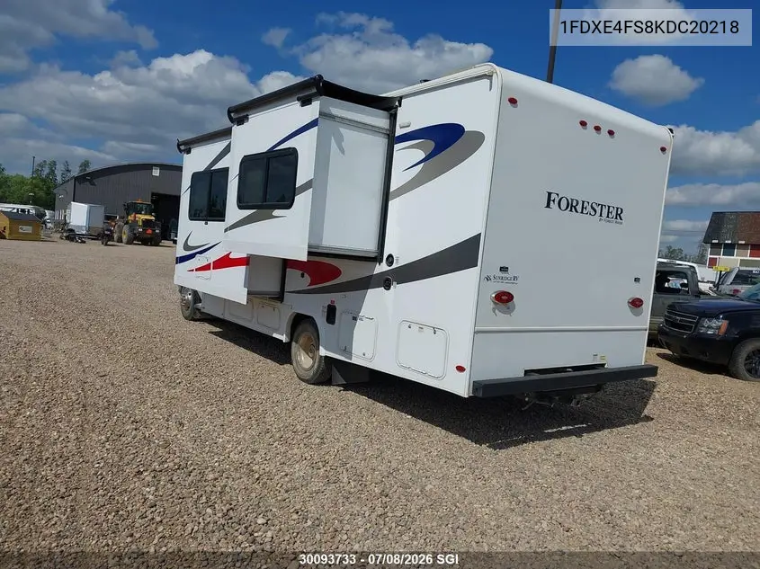 2019 Ford Econoline E450 Super Duty Cutaway Van VIN: 1FDXE4FS8KDC20218 Lot: 30093733