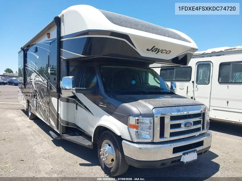 2019 Ford E-450 Cutaway VIN: 1FDXE4FSXKDC74720 Lot: 45506382