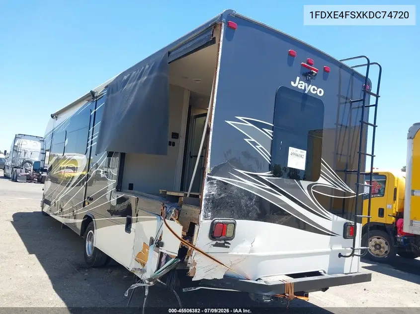 2019 Ford E-450 Cutaway VIN: 1FDXE4FSXKDC74720 Lot: 45506382