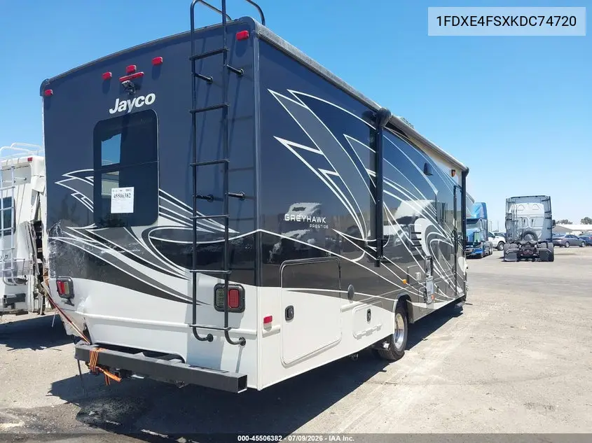 2019 Ford E-450 Cutaway VIN: 1FDXE4FSXKDC74720 Lot: 45506382