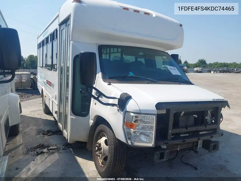 2019 Ford E-450 Cutaway VIN: 1FDFE4FS4KDC74465 Lot: 45538403