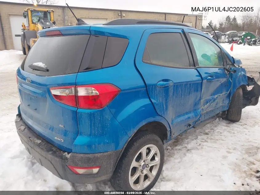 MAJ6P1UL4JC202605 2018 Ford Ecosport Se