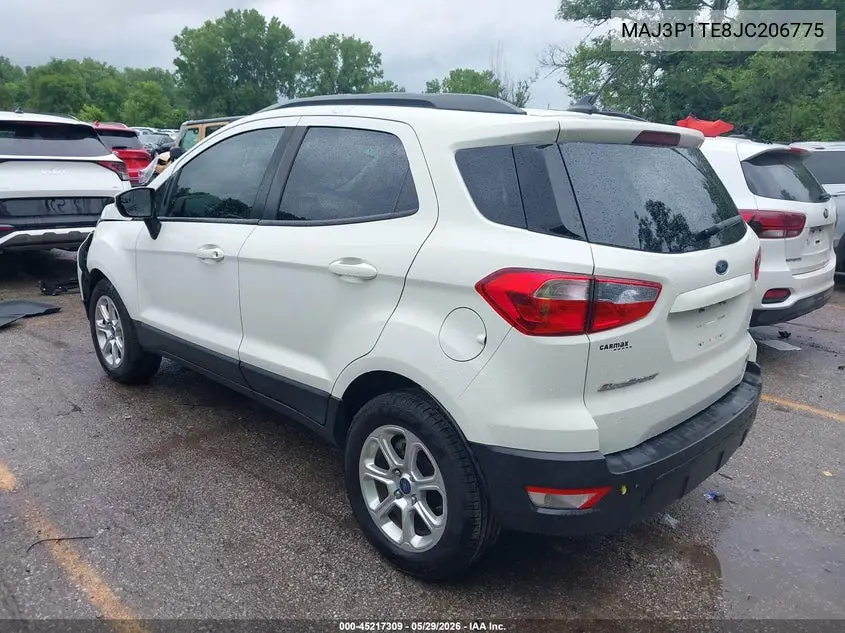 2018 Ford Ecosport Se VIN: MAJ3P1TE8JC206775 Lot: 45217309