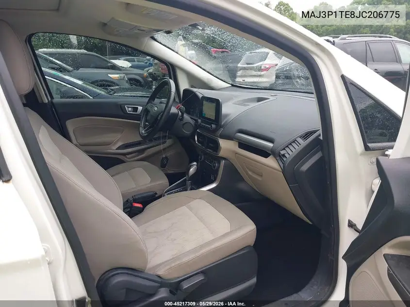2018 Ford Ecosport Se VIN: MAJ3P1TE8JC206775 Lot: 45217309