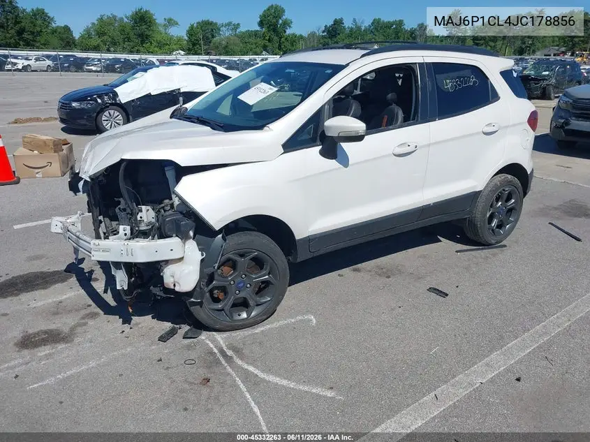 2018 Ford Ecosport Ses VIN: MAJ6P1CL4JC178856 Lot: 45332263
