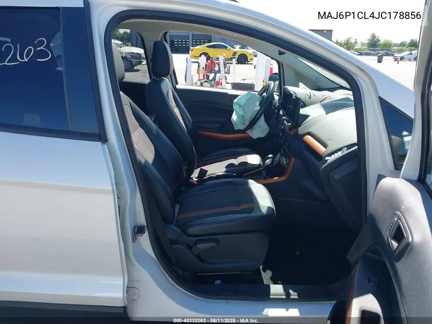 2018 Ford Ecosport Ses VIN: MAJ6P1CL4JC178856 Lot: 45332263