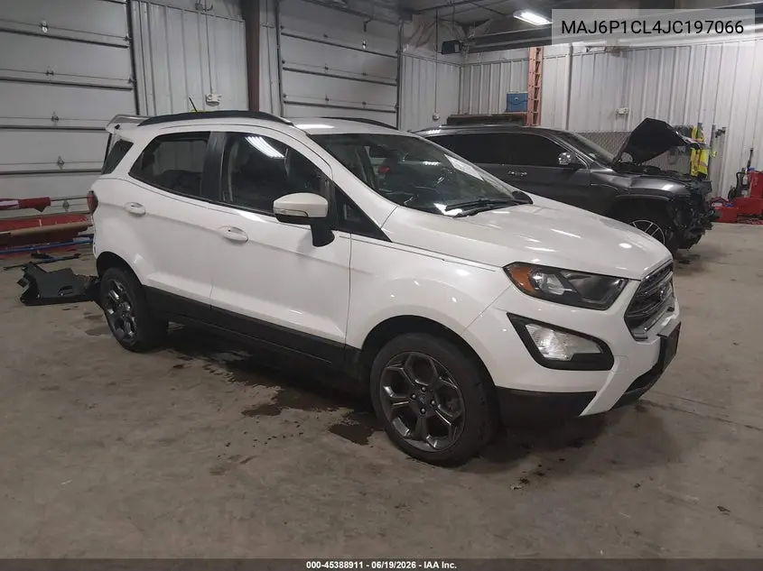 2018 Ford Ecosport Ses VIN: MAJ6P1CL4JC197066 Lot: 45388911